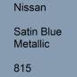 Preview: Nissan, Satin Blue Metallic, 815.